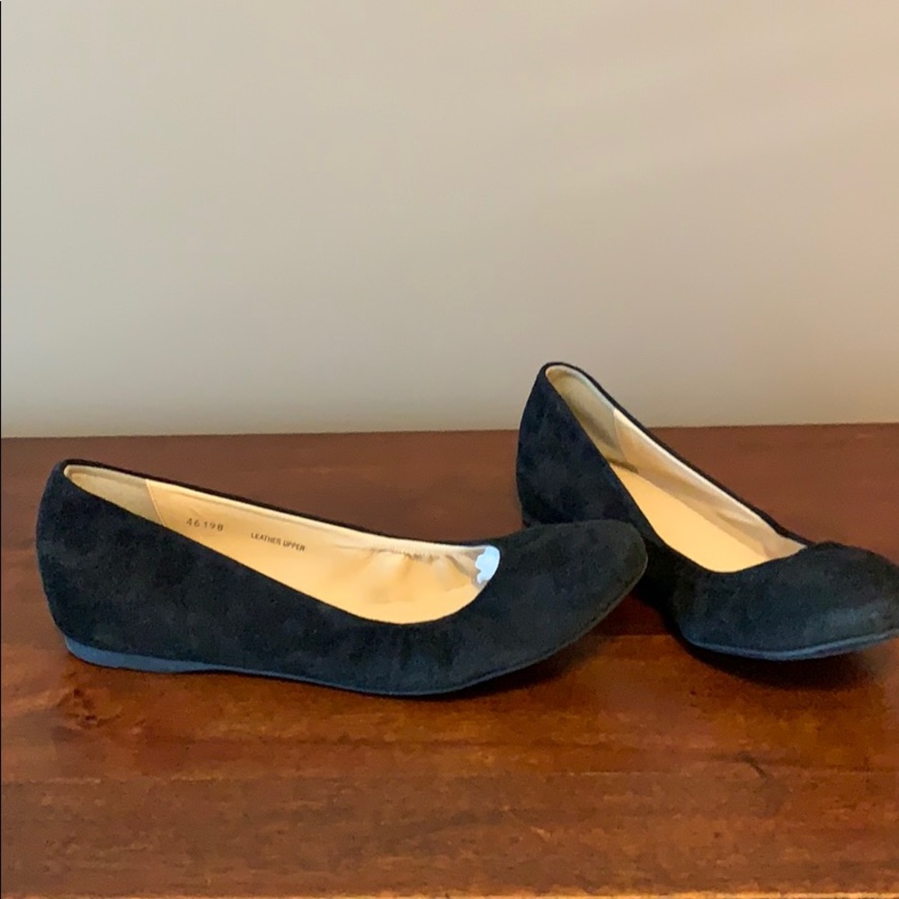 Jcrew Suede Cece Ballet Flats